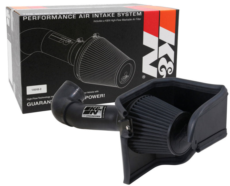 K&N Engineering 71-1542 K&N Dodge/Chrysler 5.7/6.1L V8 Black Performance Intake Kit