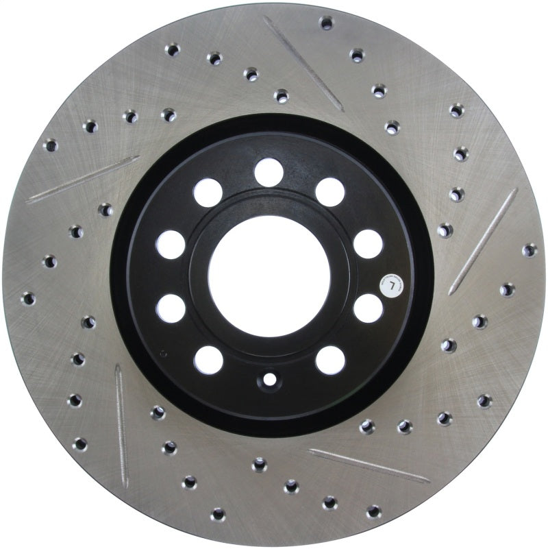 Stoptech 127.33098L StopTech Slotted & Drilled Sport Brake Rotor