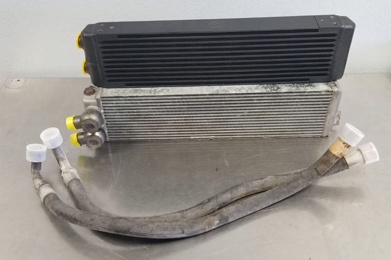 CSF 8110 Universal Dual-Pass Oil Cooler (RS Style) - M22 x 1.5 - 24in L x 5.75in H x 2.16in W