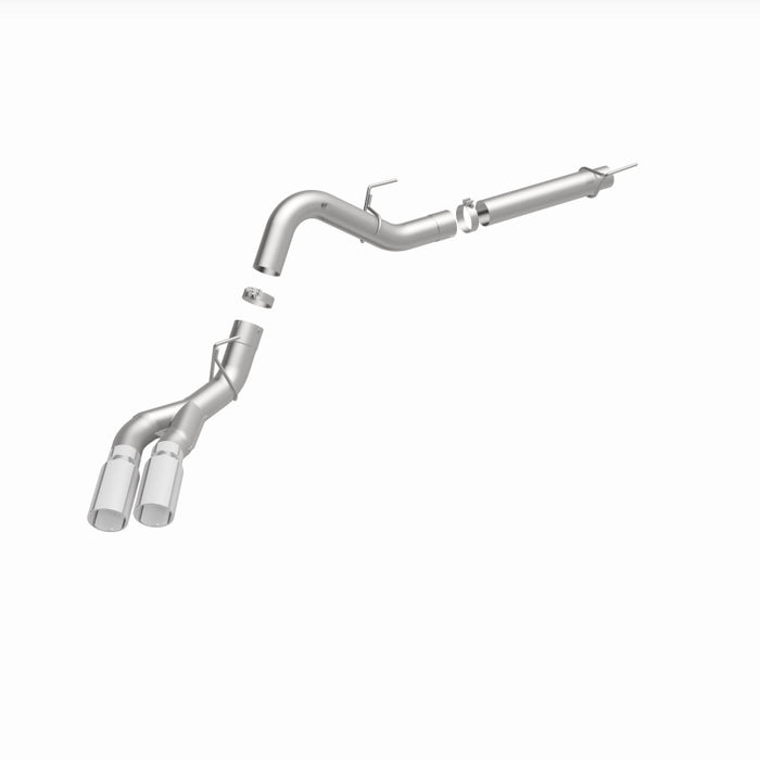 Magnaflow 19422 MagnaFlow CatBack 2018 Ford F-150 V6-3.0L Dual Exit Polished Stainless Exhaust - MF Series