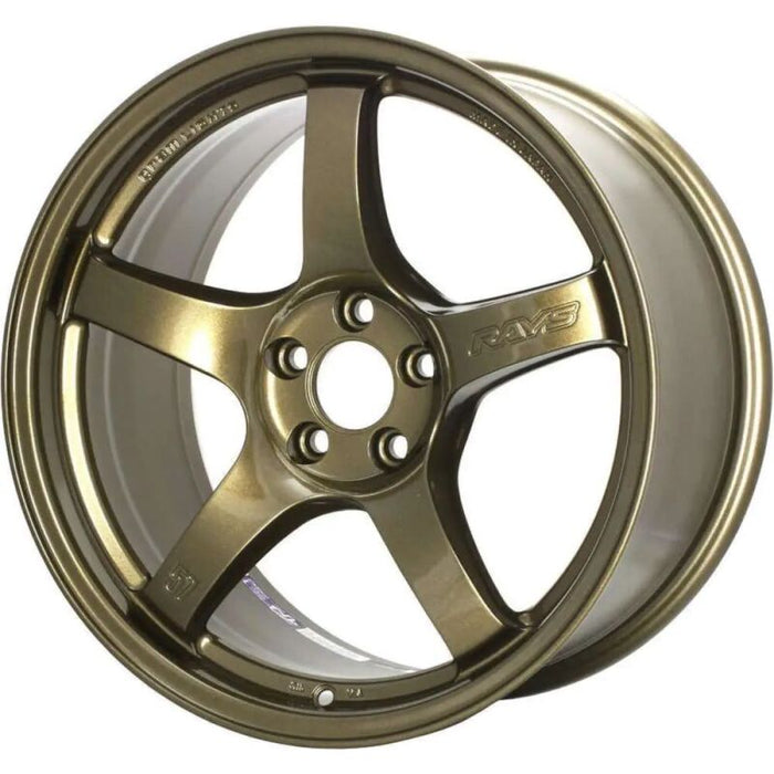 Gram Lights WGIX38EAGP 57DR 18x9.5 +38 5-114.3 Almite Gold Wheel