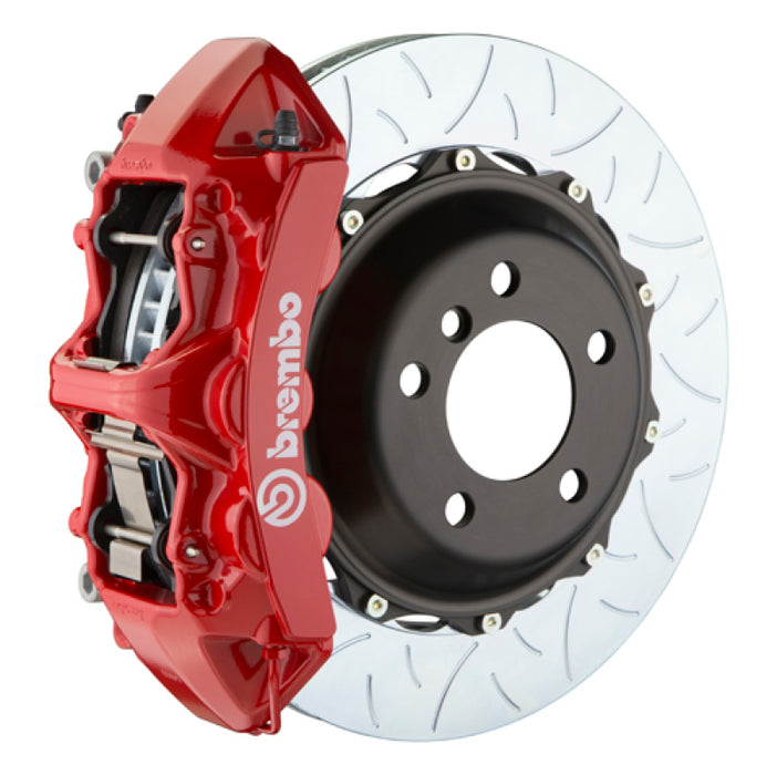 Brembo 1M3.8066A2 06-09 Honda S2000 Front GT BBK 6 Piston Cast 355x32 2pc Rotor Slotted Type-3-Red