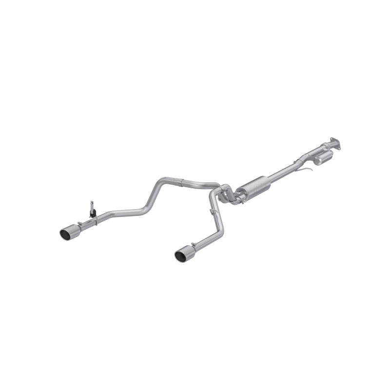 MBRP S5021AL 2019+ Chevrolet Silverado 1500 / 2019+ GMC Sierra 1500 Alum. 3in Armor Lite Cat-Back Exhaust