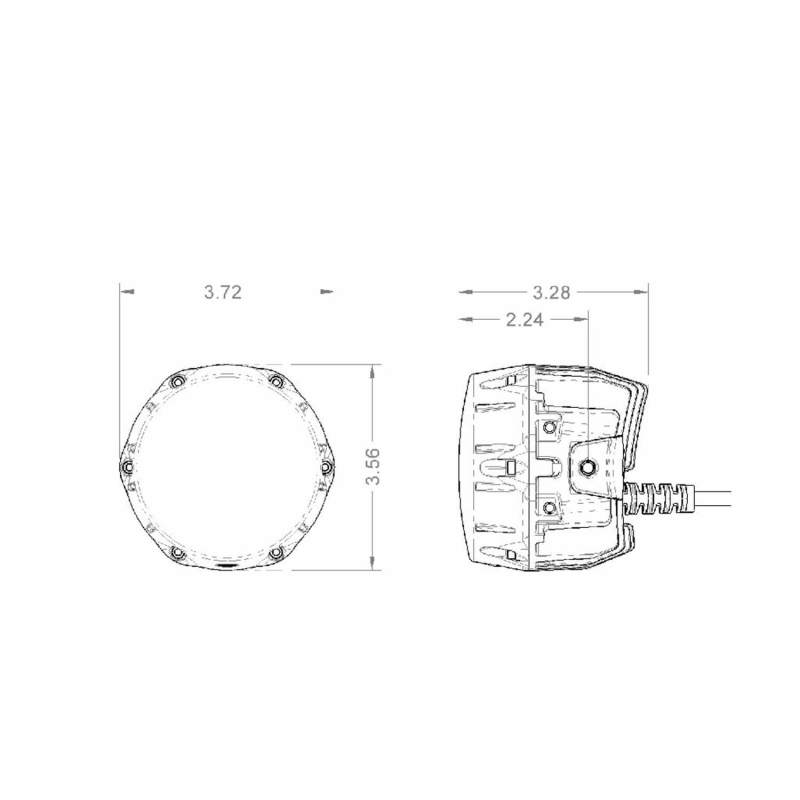 ARB PM431 NACHO Quatro Spot 4in. Offroad LED Light - Pair