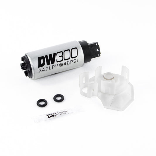 DeatschWerks 9-307-1026 340lph DW300C Compact Fuel Pump w/Install Kit 08-15 Mitsubishi EVO X (w/o Clips)