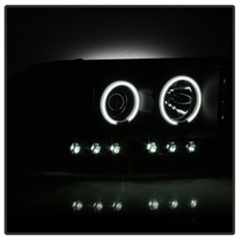 SPYDER 5078797 Spyder Dodge RAM 1500 02-05 03-05 Projector Headlights CCFL Halo LED Blk Smke PRO-YD-DR02-CCFL-BSM