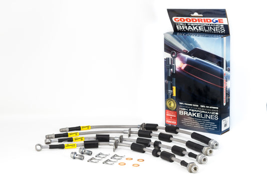 Goodridge 12333 14-19 Ford Fiesta ST Stainless Steel Brake Line Kit