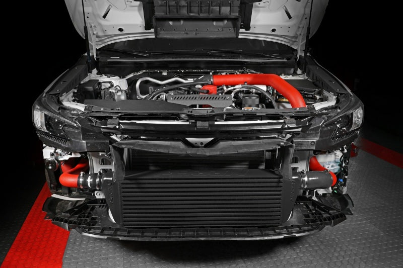 Perrin Performance PSP-ITR-441BK/RD PERRIN 22-25 Subaru WRX Front Mount Intercooler Kit (Red Tubes & Black Core)