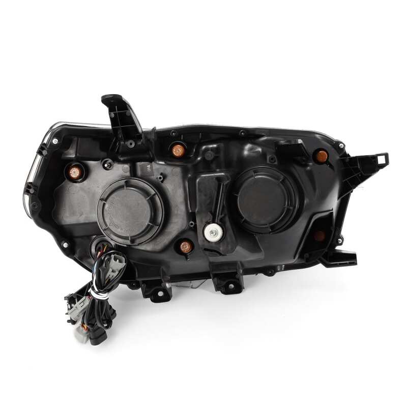 AlphaRex 880755 10-13 Toyota 4Runner PRO-Series Projector Headlights Plank Style Black w/Seq Signal/DRL