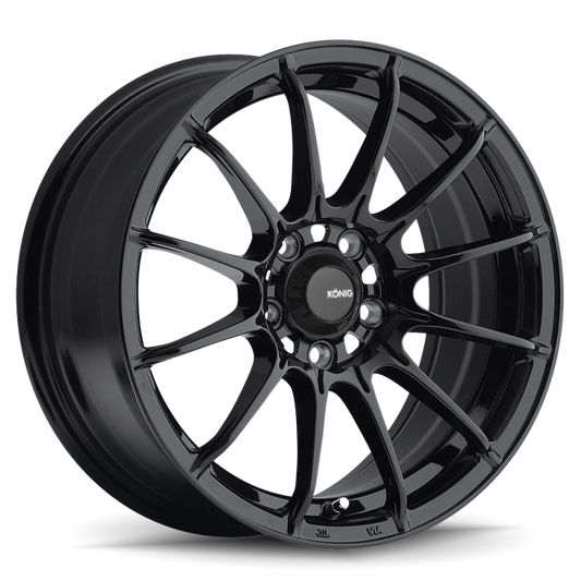Konig DI57100355 Dial In 15x7 4x100 ET35 Gloss Black