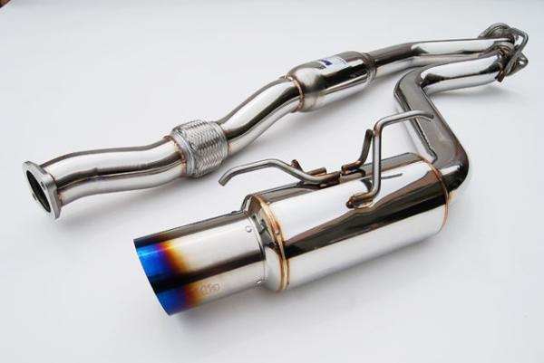 Invidia HS08SW5GTT 08+ WRX Hatch 76mm REGULAR Titanium Tip Cat-back Exhaust