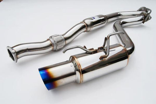Invidia HS08SW5GTT 08+ WRX Hatch 76mm REGULAR Titanium Tip Cat-back Exhaust