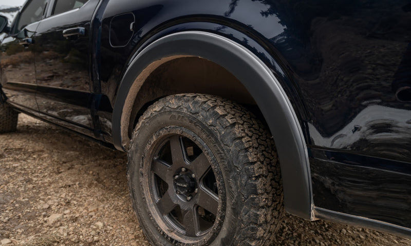 Bushwacker 20130-02 2019 Ford Ranger OE Style Fender Flares 2pc Rear Crew Cab / Extended Cab Pickup - Blk