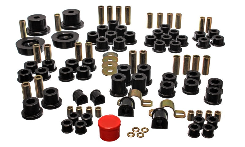 Energy Suspension 11.18102G 90-97 Mazda Miata Black Hyper-Flex Master Bushing Set