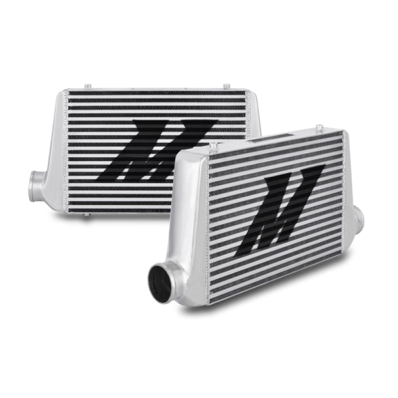 Mishimoto MMINT-UG Universal Silver G Line Bar & Plate Intercooler Overall Size: 24.5x11.75x3 Core Size: 17.5