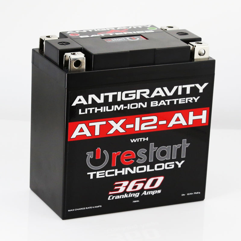 Antigravity Batteries AG-ATX12-AH-RS Antigravity YTX12B-BS Lithium Battery w/Re-Start