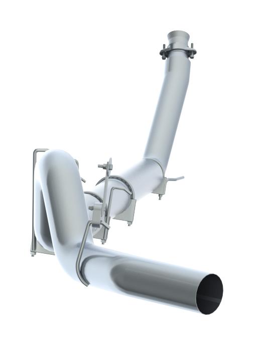 MBRP S61120P 2500/3500 Cummins 5in Turbo Back Single Side Exit AL