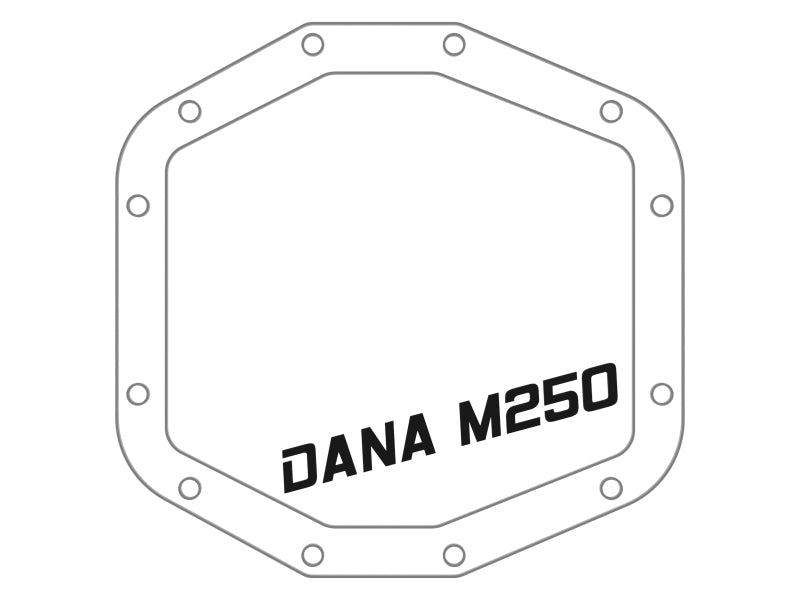 aFe 46-71280B POWER 21-22 RAM 1500 TRX Hemi V8 6.2L (sc) PRO Series Rear Differential Cover Black w/ Machined