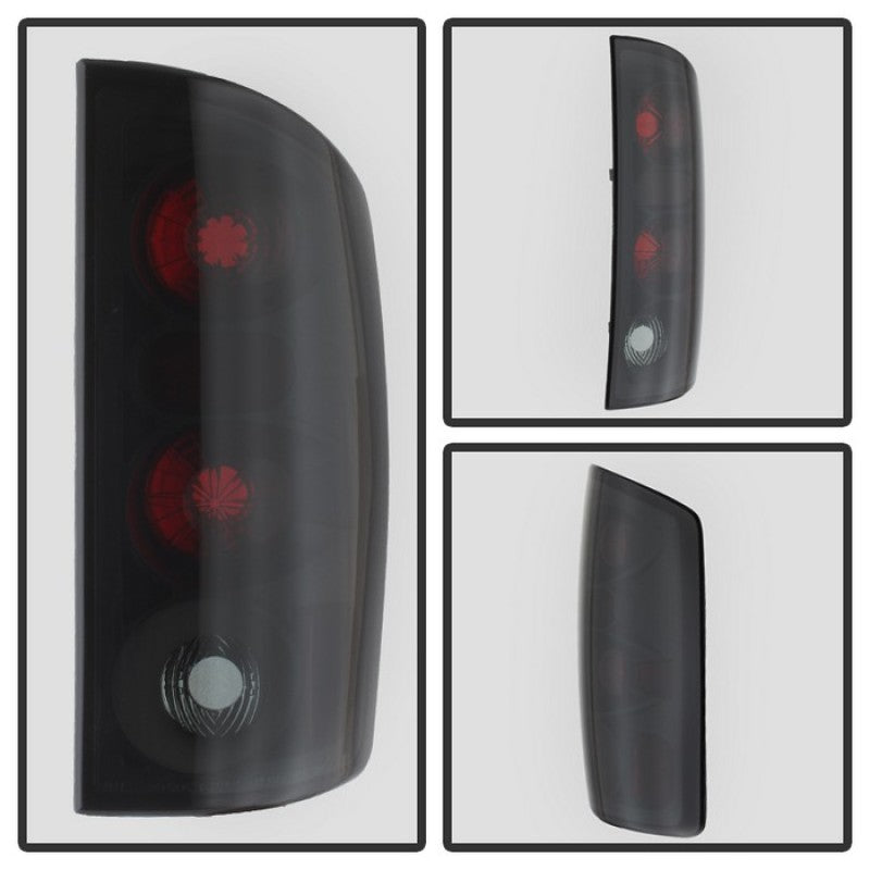 SPYDER 5078100 Spyder Dodge RAM 02-06 1500/RAM 2500/3500 03-06 Euro Style Tail Lights Black Smoke ALT-YD-DRAM02-BSM