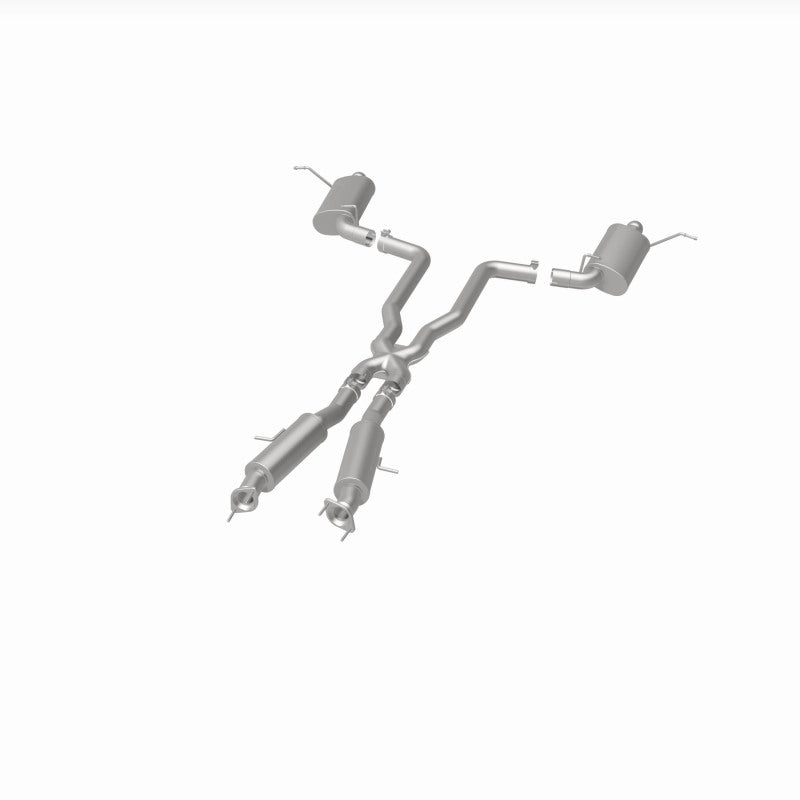 Magnaflow 15064 MagnaFlow 12 Jeep Grand Cherokee V8 6.4L Dual Split Rear Exit Stainless Cat Back Performance Exhaust