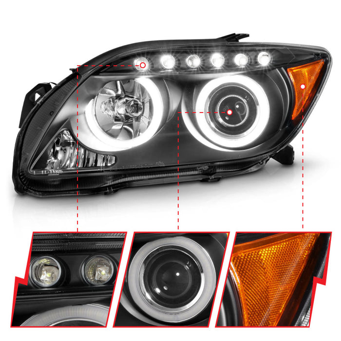 ANZO 121119 ANZ LED/Projector Headlights