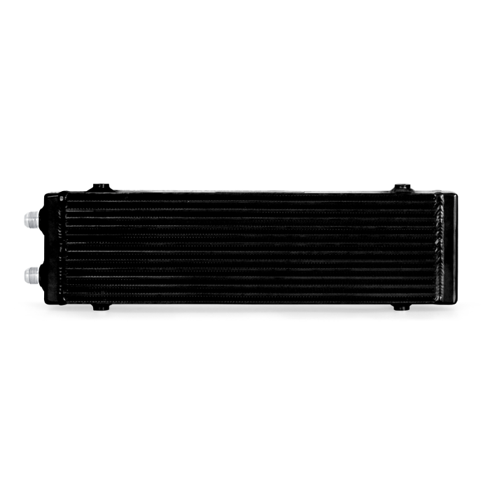 Mishimoto MMOC-DP-LBK Universal Large Bar and Plate Dual Pass Black Oil Cooler