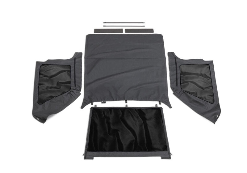 Rampage 109735 1997-2006 Jeep Wrangler(TJ) Excludes LJ Unlimited Frameless Soft Top Kit - Black Diamond