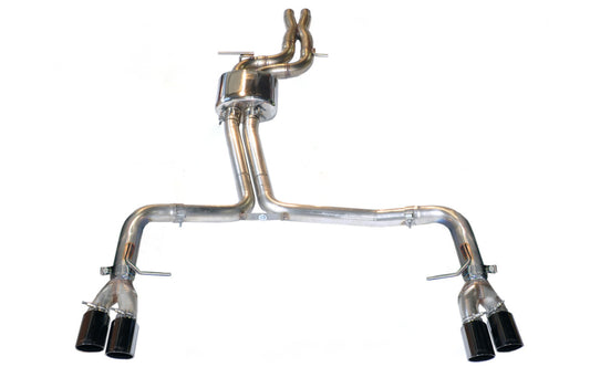 AWE Tuning 3010-43046 Audi B8.5 S5 3.0T Track Edition Exhaust - Diamond Black Tips (102mm)