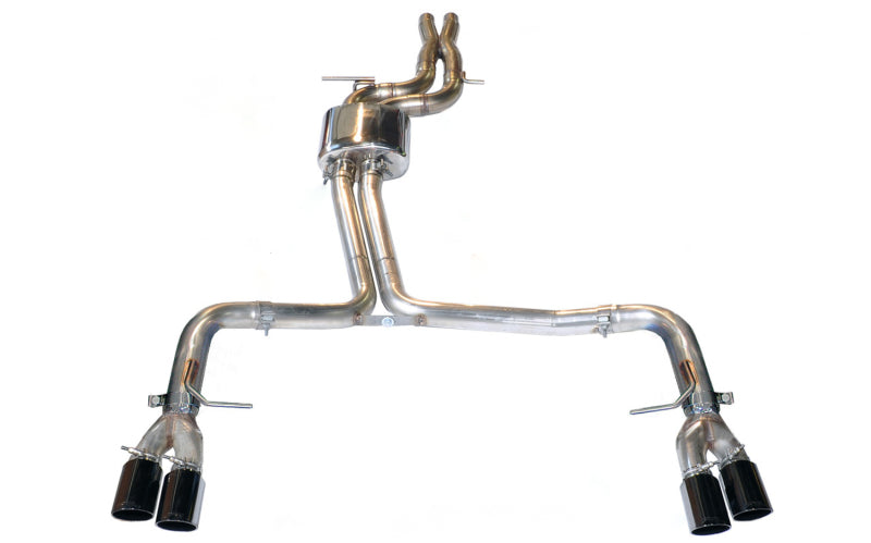AWE Tuning 3010-43046 Audi B8.5 S5 3.0T Track Edition Exhaust - Diamond Black Tips (102mm)