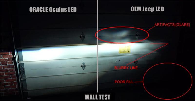 ORACLE Lighting 5839-504-PSC Oracle Oculus BiLED Projector Headlights for Jeep JL/Gladiator JT Satin Silver 5500K SEE WARRANTY