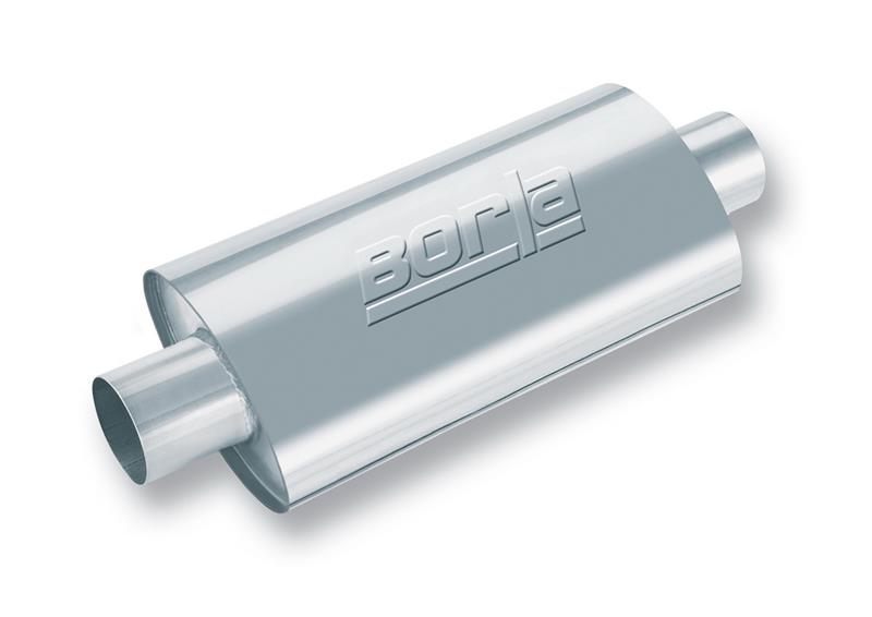 Borla 40945 XR-1 Racing Sportsman 3.5in. Outlet / 3.5in Inlet Oval Muffler
