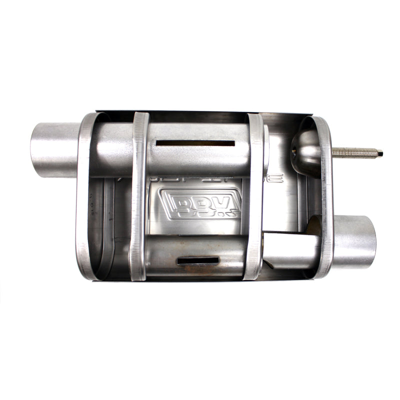 BBK 31015 VariTune Adjustable Performance Muffler 2-1/2 Offset/Offset Stainless Steel