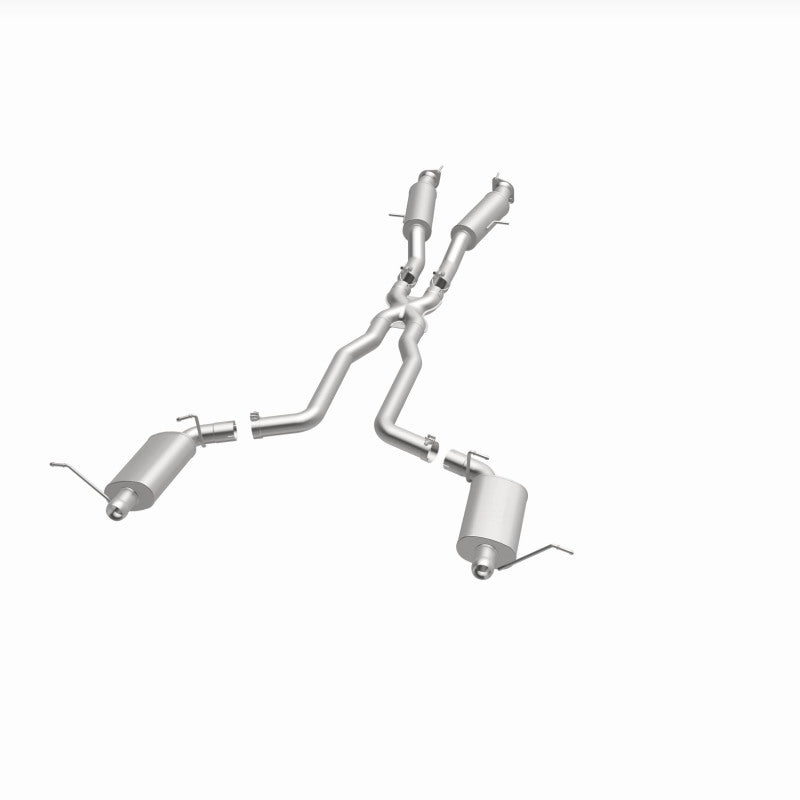 Magnaflow 15064 MagnaFlow 12 Jeep Grand Cherokee V8 6.4L Dual Split Rear Exit Stainless Cat Back Performance Exhaust