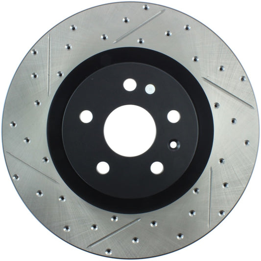 Stoptech 127.62124R StopTech Slotted & Drilled Sport Brake Rotor
