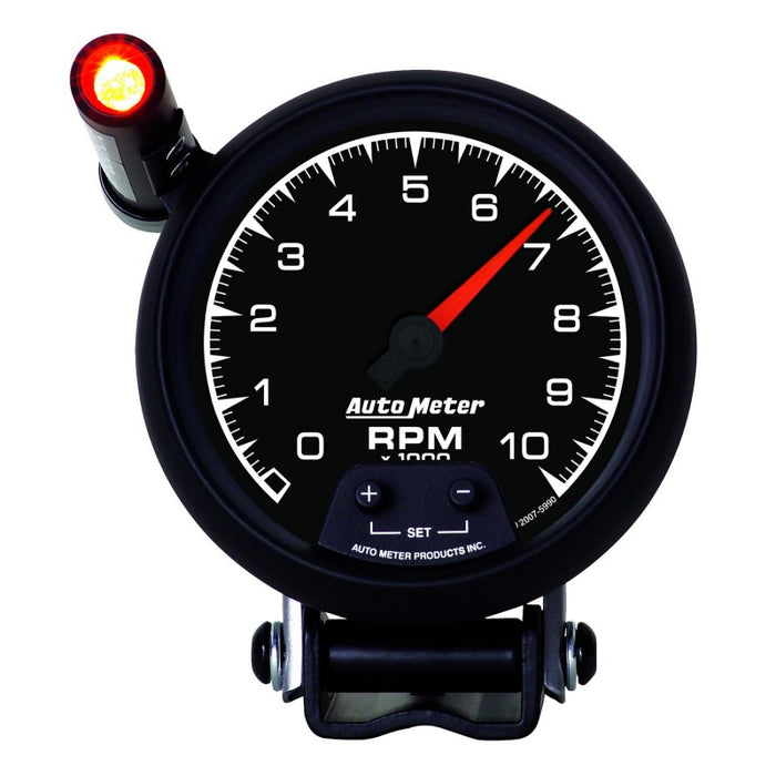 Autometer ATM5990 3-3/8 ES Tach w/Shift Light - 10K RPM