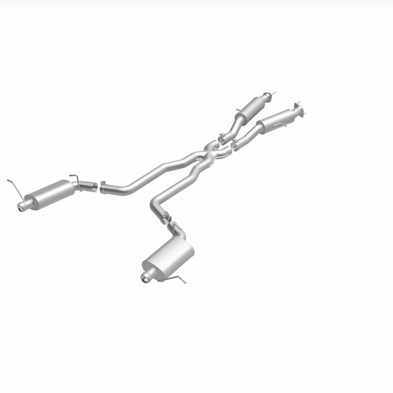 Magnaflow 15064 MagnaFlow 12 Jeep Grand Cherokee V8 6.4L Dual Split Rear Exit Stainless Cat Back Performance Exhaust