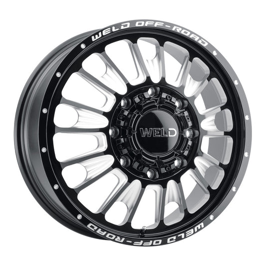 Weld W12108292890 Off-Road W121 20X8.25 Scorch Front 8X200 ET108 BS8.90 Gloss Black MIL 142.2