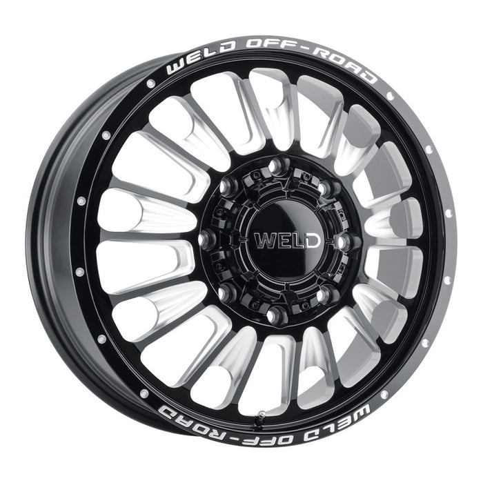 Weld W12108292890 Off-Road W121 20X8.25 Scorch Front 8X200 ET108 BS8.90 Gloss Black MIL 142.2