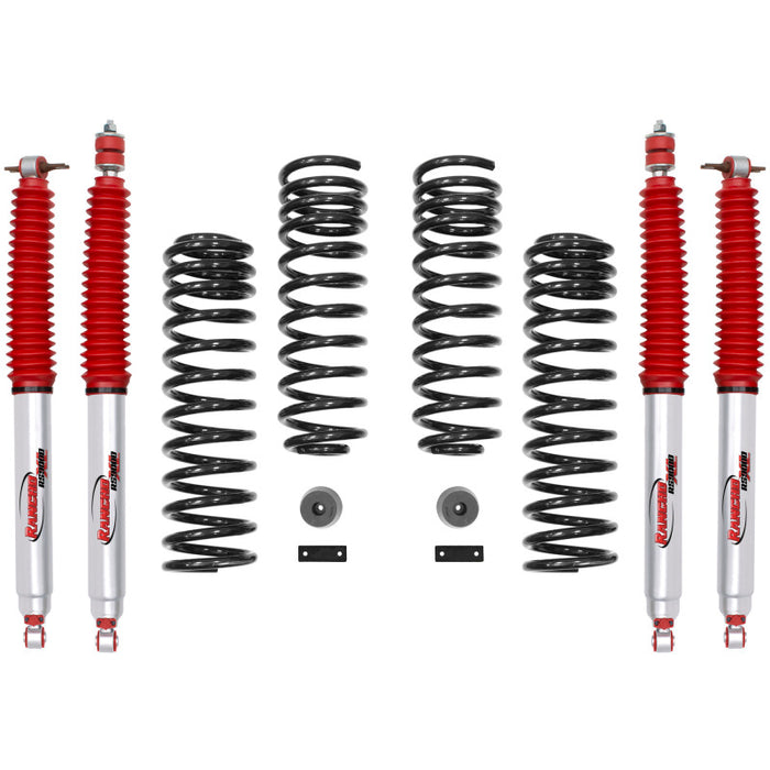 Rancho RS66118BR9 07-17 Jeep Wrangler Front and Rear Suspension System - Master Part Number / One Box
