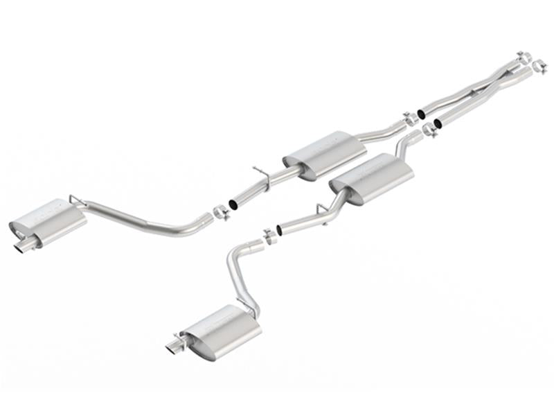 Borla 140649 2015 Dodge Challenger 3.6L V6 S-TYPE Catback Exhaust No Tips Factory Valance