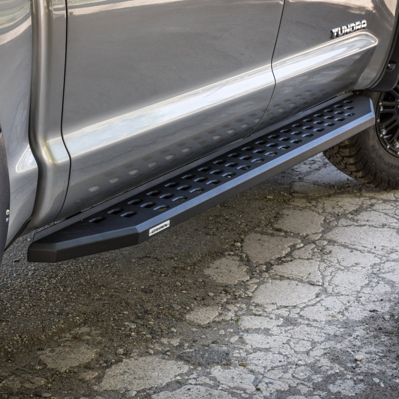 Go Rhino 69443687PC 2022 Toyota Tundra Crew Max 4dr RB20 Kit w/RB20 Running Board + Brkts - Tex. Blk