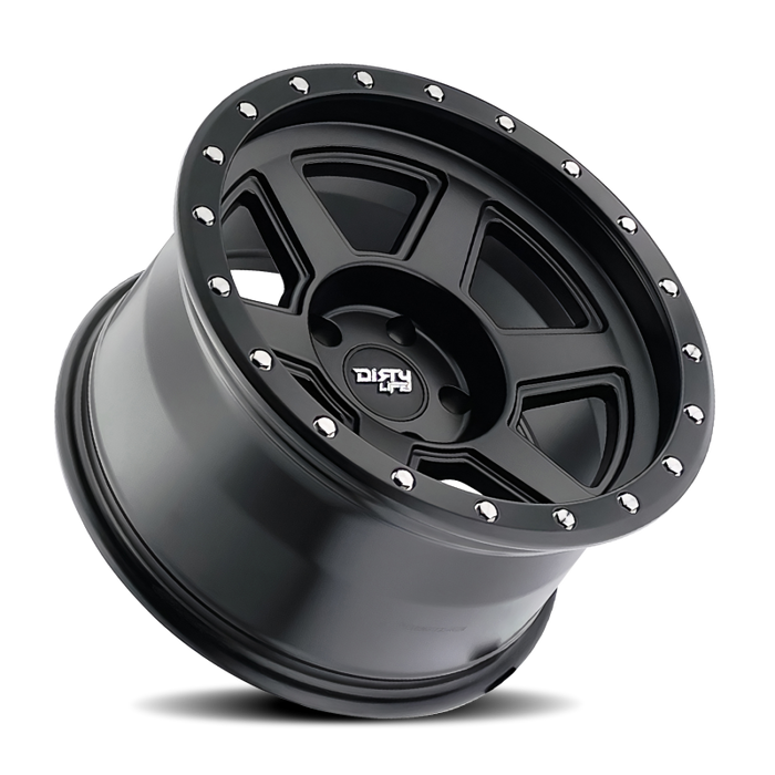 Dirty Life 9315-7983MB12 9315 Compound 17x9 / 6x139.7 BP / -12mm Offset / 106mm Hub Matte Black Wheel