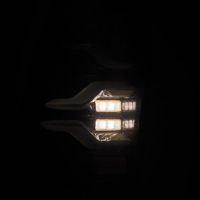 AlphaRex 680050 05-15 Toyota Tacoma LUXX LED Taillights Alpha Blk w/Activ Light/Seq Signal