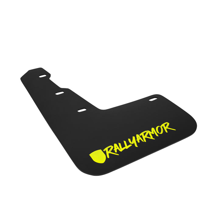 Rally Armor MF32-UR-BLK/CGN-X 15-21 Subaru WRX/STI Black Mud Flap Green Altered Font Logo