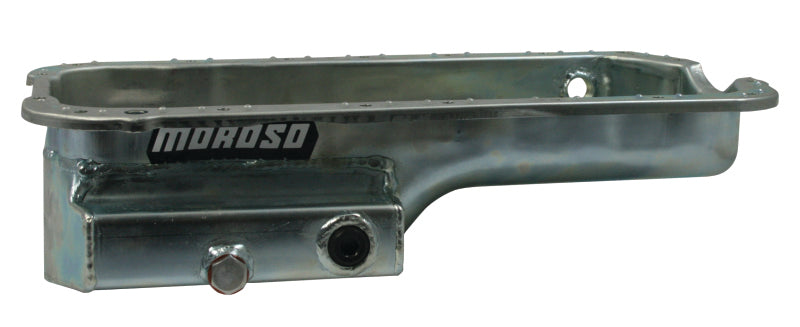 Moroso 20917 Honda 2.2/2.3L H Series Road Race Baffled Extra Capacity Steel Oil Pan