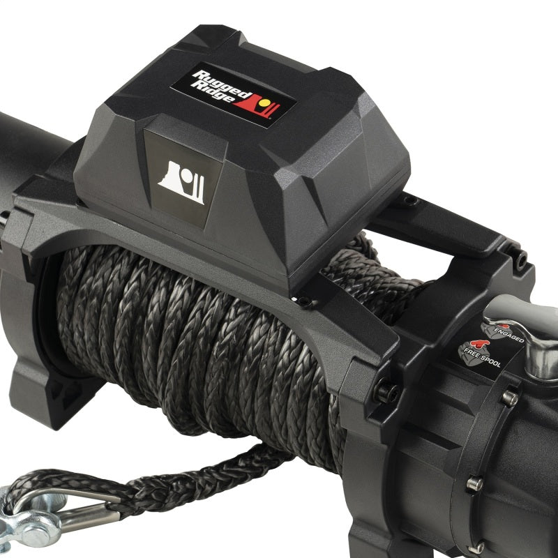 Rugged Ridge 15100.08 Trekker S10 Winch 10000lb Rope Wireless