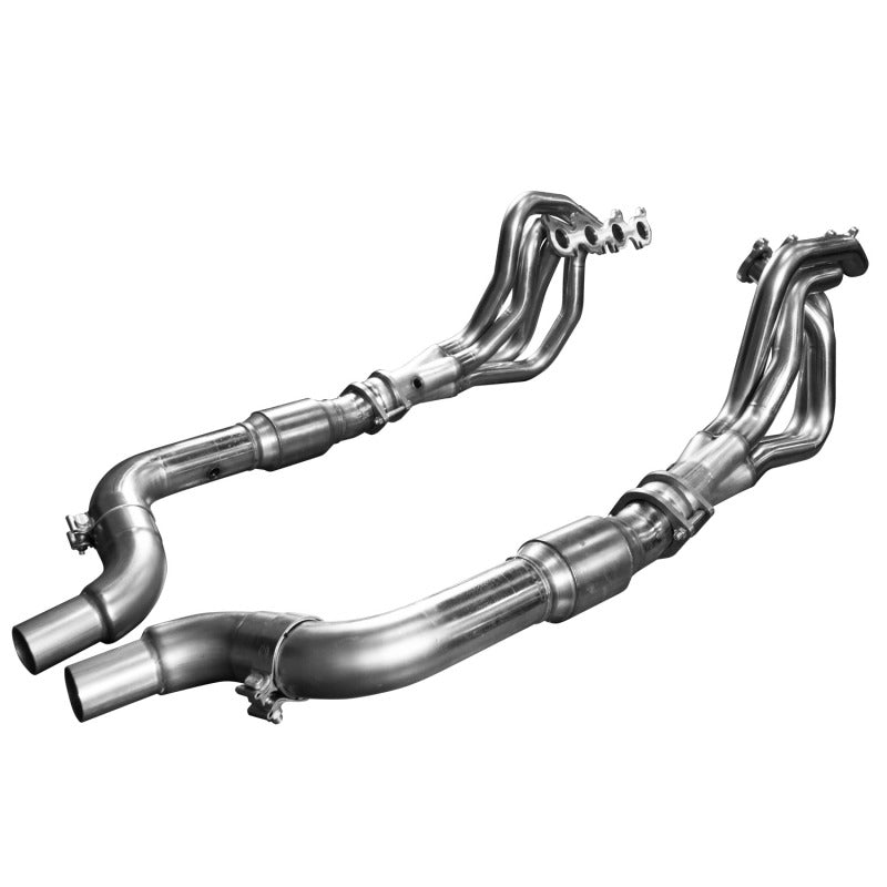 Kooks Headers 1151H431 Kooks 15+ Mustang 5.0L 4V 1 7/8in x 3in SS Headers w/ Green Catted OEM Connection Pipe