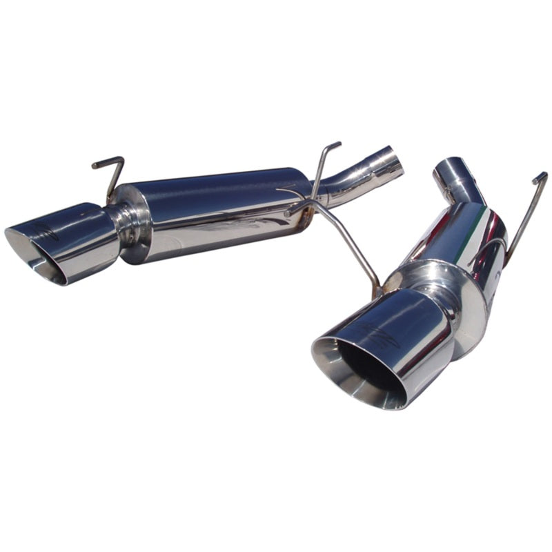 MBRP S7200304 05-10 Ford Mustang GT 5.0/Shelby GT500 Dual Mufflers Axle Back Split Rear T304