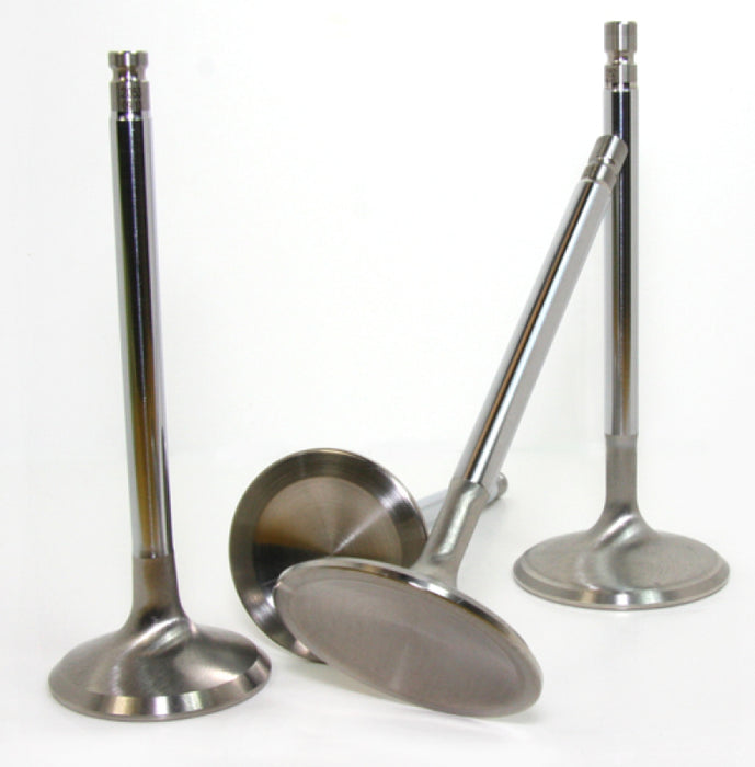 GSC Power Division 2055-12 GSC P-D Nissan VR38DETT Chrome Polished Super Alloy Exhaust Valve - 32.15mm Head STD - SET OF 12