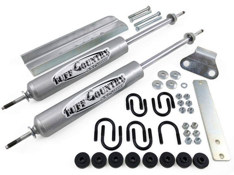 Tuff Country 66280 80-96 Ford F-250 4wd Dual Steering Stabilzer (Parallel Style)